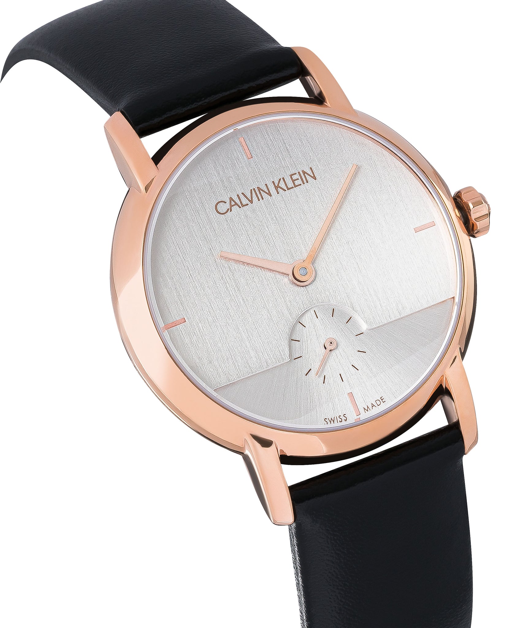 ck Calvin Klein Established Damen-Armbanduhr K9H2Y6C6 Swiss Made Q