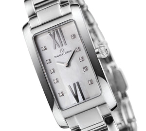 Maurice Lacroix Fiaba Ladies Diamonds Damenuhr FA2164-SS002-170-1 Diamanten Armbanduhr Gehäuse Band Edelstahl Zifferblatt perlmutt Box Papiere Garantie - Chronographen 24 - Luxusuhren günstig kaufen