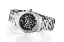 Laden Sie das Bild in den Galerie-Viewer, FILA Sport Tennis Chronograph Herren-Armbanduhr Stoppuhr Gehäuse Edelstahl Band Edelstahl mit Box und Garantiekarte SEIKO Quarz-Kaliber - Chronographen 24 - Luxusuhren günstig kaufen