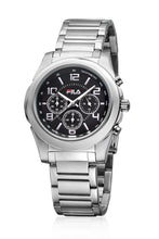 Laden Sie das Bild in den Galerie-Viewer, FILA Sport Tennis Chronograph Herren-Armbanduhr Stoppuhr Gehäuse Edelstahl Band Edelstahl mit Box und Garantiekarte SEIKO Quarz-Kaliber - Chronographen 24 - Luxusuhren günstig kaufen