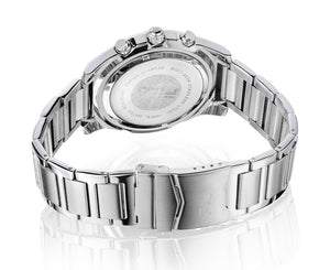 FILA Sport Tennis Chronograph Herren-Armbanduhr Stoppuhr Gehäuse Edelstahl Band Edelstahl mit Box und Garantiekarte SEIKO Quarz-Kaliber - Chronographen 24 - Luxusuhren günstig kaufen