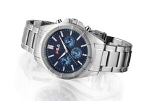 Laden Sie das Bild in den Galerie-Viewer, FILA Sport Tennis Chronograph Herren-Armbanduhr Stoppuhr Gehäuse Edelstahl Band Edelstahl mit Box und Garantiekarte SEIKO Quarz-Kaliber - Chronographen 24 - Luxusuhren günstig kaufen