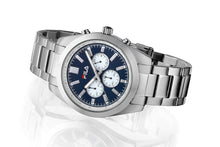 Laden Sie das Bild in den Galerie-Viewer, FILA Sport Tennis Chronograph Herren-Armbanduhr Stoppuhr Gehäuse Edelstahl Band Edelstahl mit Box und Garantiekarte SEIKO Quarz-Kaliber - Chronographen 24 - Luxusuhren günstig kaufen