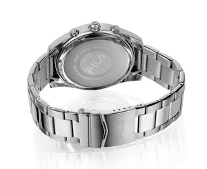 FILA Sport Tennis Chronograph Herren-Armbanduhr Stoppuhr Gehäuse Edelstahl Band Edelstahl mit Box und Garantiekarte SEIKO Quarz-Kaliber - Chronographen 24 - Luxusuhren günstig kaufen