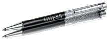 Laden Sie das Bild in den Galerie-Viewer, GUESS Swarovski Crystal-Stones Ballpoint Pen Earrings UBT01062 Geschenk-Set Kugelschreiber und Ohrstecker Ohrringe NEU OVP.
