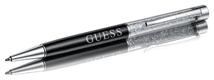 GUESS Swarovski Crystal-Stones Ballpoint Pen Earrings UBT01062 Geschenk-Set Kugelschreiber und Ohrstecker Ohrringe NEU OVP.