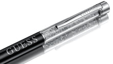 Laden Sie das Bild in den Galerie-Viewer, GUESS Swarovski Crystal-Stones Ballpoint Pen Earrings UBT01062 Geschenk-Set Kugelschreiber und Ohrstecker Ohrringe NEU OVP.