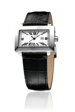 Laden Sie das Bild in den Galerie-Viewer, Iceberg Perspective Royale Herren-Armbanduhr Saphirglas Gehäuse Edelstahl Zifferblatt weiss Lederband schwarz IC0509-31 - Chronographen 24 - Luxusuhren günstig kaufen