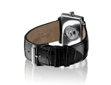 Laden Sie das Bild in den Galerie-Viewer, Iceberg Perspective Royale Herren-Armbanduhr Saphirglas Gehäuse Edelstahl Zifferblatt weiss Lederband schwarz IC0509-31 - Chronographen 24 - Luxusuhren günstig kaufen