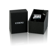 Laden Sie das Bild in den Galerie-Viewer, Iceberg Perspective Royale Herren-Armbanduhr Saphirglas Gehäuse Edelstahl Zifferblatt weiss Lederband schwarz IC0509-31 - Chronographen 24 - Luxusuhren günstig kaufen