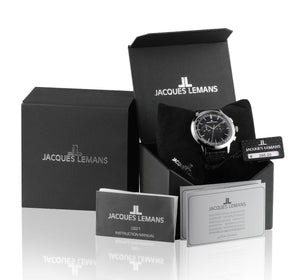 Jacques Lemans Classic Herrenuhr Chronograph N-204A Garantie Box Papiere Anleitung neu - Chronographen 24 - Luxusuhren günstig kaufen