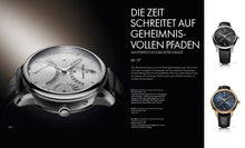 Laden Sie das Bild in den Galerie-Viewer, Maurice Lacroix Masterpiece Double Rétrograde GMT Automatik Herrenuhr MP6518-SS001-130 neu Garantie Box Papiere Swiss Made Retrograde Datumsanzeige und zweite Zeitzone - Chronographen 24 - Luxusuhren günstig kaufen