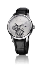 Laden Sie das Bild in den Galerie-Viewer, Maurice Lacroix Masterpiece Roue Carée Seconde Herrenuhr Handaufzug MP7158-SS001-901-1 neu Garantie Box Papiere Saphirglas Krokolederband schwarz Swiss Made Square Wheel - Chronographen 24 - Luxusuhren günstig kaufen