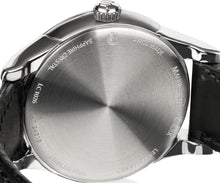 Laden Sie das Bild in den Galerie-Viewer, Maurice Lacroix Les Classiques Date Damenuhr LC1026-SS001-131 Lederband schwarz für Gravur Widmung NEU OVP mit Box Papiere 2 Jahre Garantie
