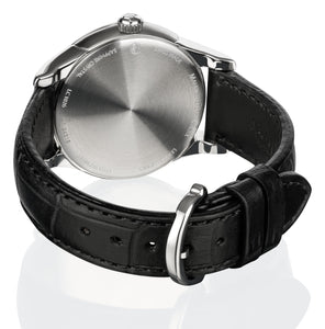 Maurice Lacroix Les Classiques Date Damenuhr LC1026-SS001-131 Lederband schwarz für Gravur Widmung NEU OVP mit Box Papiere 2 Jahre Garantie