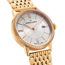 Laden Sie das Bild in den Galerie-Viewer, Maurice Lacroix Eliros Date Diamonds Damen-Armbanduhr EL1094-PVPD6-112-1 Gold mit 60 echten Diamanten NEU OVP 2 Jahre Garantie mit Box Papiere Garantiekarte