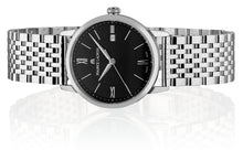 Laden Sie das Bild in den Galerie-Viewer, Maurice Lacroix Eliros Date Damen-Armbanduhr EL1094-SS002-310-1 Zifferblatt schwarz Edelstahl-Band NEU OVP. mit Box Papiere 2 Jahre Hersteller-Garantie