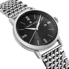 Laden Sie das Bild in den Galerie-Viewer, Maurice Lacroix Eliros Date Damen-Armbanduhr EL1094-SS002-310-1 Zifferblatt schwarz Edelstahl-Band NEU OVP. mit Box Papiere 2 Jahre Hersteller-Garantie