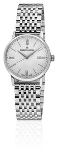 Maurice Lacroix Eliros Date Damenuhr EL1094-SS002-110-1 Zifferblatt weiss Edelstahl-Band hochglänzend NEU OVP. mit Box Papiere 2 Jahre Hersteller-Garantie