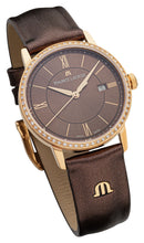 Laden Sie das Bild in den Galerie-Viewer, Maurice Lacroix Eliros Date Diamonds Damen-Armbanduhr EL1094-PVPD1-710-1 mit 60 Diamanten  NEU OVP. mit Box/Papiere/Garantie