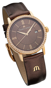 Maurice Lacroix Eliros Date Diamonds Damen-Armbanduhr EL1094-PVPD1-710-1 mit 60 Diamanten  NEU OVP. mit Box/Papiere/Garantie