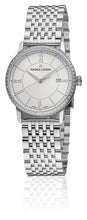 Laden Sie das Bild in den Galerie-Viewer, Maurice Lacroix EL1094-SD502-110-1 | Eliros Date Diamonds Damen-Uhr | Swiss Made | Edelstahlband | 60 Diamanten 0.3ct | Neu mit Garantie