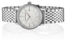 Laden Sie das Bild in den Galerie-Viewer, Maurice Lacroix EL1094-SD502-110-1 | Eliros Date Diamonds Damen-Uhr | Swiss Made | Edelstahlband | 60 Diamanten 0.3ct | Neu mit Garantie