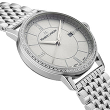 Laden Sie das Bild in den Galerie-Viewer, Maurice Lacroix EL1094-SD502-110-1 | Eliros Date Diamonds Damen-Uhr | Swiss Made | Edelstahlband | 60 Diamanten 0.3ct | Neu mit Garantie