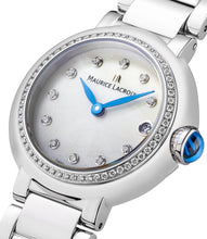 Laden Sie das Bild in den Galerie-Viewer, Maurice Lacroix Fiaba Diamonds Round Date FA1003-SD502-170-1 | Damen-Armbanduhr Ø 28 mm | besetzt mit 71 echten Diamanten 0,32 cts | NEU OVP. &amp; 2 Jahre Garantie