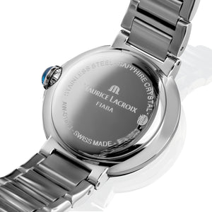 Maurice Lacroix Fiaba Diamonds Round Date FA1003-SD502-170-1 | Damen-Armbanduhr Ø 28 mm | besetzt mit 71 echten Diamanten 0,32 cts | NEU OVP. & 2 Jahre Garantie
