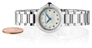Maurice Lacroix Fiaba Diamonds Round Date FA1003-SD502-170-1 | Damen-Armbanduhr Ø 28 mm | besetzt mit 71 echten Diamanten 0,32 cts | NEU OVP. & 2 Jahre Garantie
