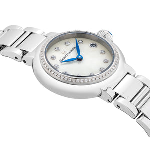 Maurice Lacroix Fiaba Diamonds Round Date FA1003-SD502-170-1 | Damen-Armbanduhr Ø 28 mm | besetzt mit 71 echten Diamanten 0,32 cts | NEU OVP. & 2 Jahre Garantie