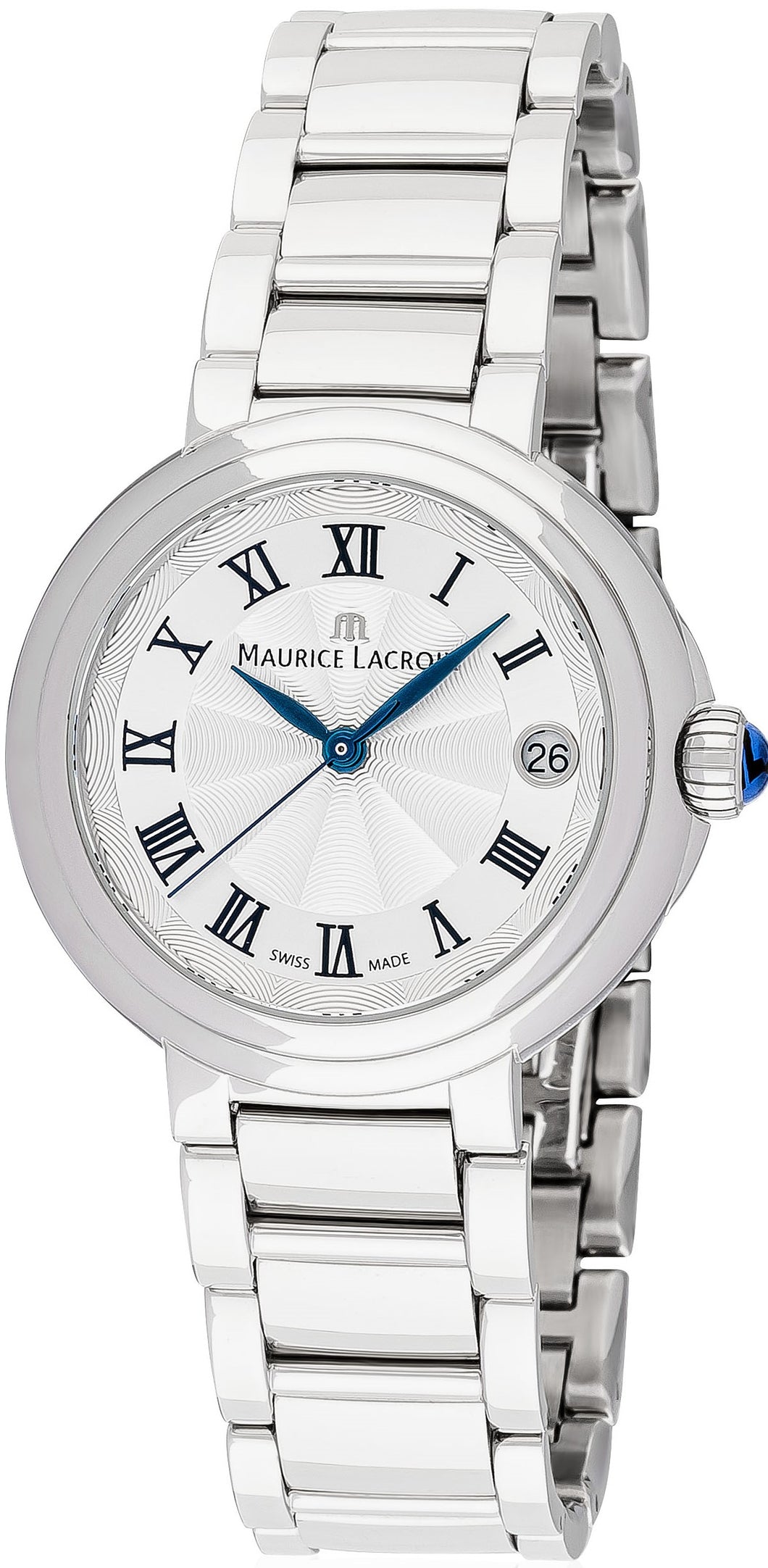 Maurice Lacroix Fiaba Round Date Ø 36 mm FA1007-SS002-110-1 Herren-Armbanduhr Saphirglas Swiss Made NEU OVP. mit Box Papiere Anleitung Garantiekarte und 2 Jahren Hersteller-Garantie