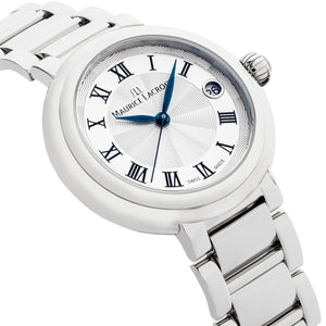 Maurice Lacroix Fiaba Round Date Ø 36 mm FA1007-SS002-110-1 Herren-Armbanduhr Saphirglas Swiss Made NEU OVP. mit Box Papiere Anleitung Garantiekarte und 2 Jahren Hersteller-Garantie