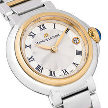 Laden Sie das Bild in den Galerie-Viewer, Maurice Lacroix Fiaba Round Date Damen-Armbanduhr FA1003-PVP13-110-1 Stahl-Gold bicolor Gehäuse-Ø 28 mm NEU OVP. mit Box Papiere 2 Jahre Hersteller-Garantie