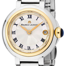 Laden Sie das Bild in den Galerie-Viewer, Maurice Lacroix Fiaba Round Date Damen-Armbanduhr FA1003-PVP13-110-1 Stahl-Gold bicolor Gehäuse-Ø 28 mm NEU OVP. mit Box Papiere 2 Jahre Hersteller-Garantie