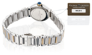 Maurice Lacroix Fiaba Round Date Damen-Armbanduhr FA1003-PVP13-110-1 Stahl-Gold bicolor Gehäuse-Ø 28 mm NEU OVP. mit Box Papiere 2 Jahre Hersteller-Garantie