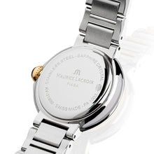Laden Sie das Bild in den Galerie-Viewer, Maurice Lacroix Fiaba Round Date Damen-Armbanduhr FA1003-PVP13-110-1 Stahl-Gold bicolor Gehäuse-Ø 28 mm NEU OVP. mit Box Papiere 2 Jahre Hersteller-Garantie