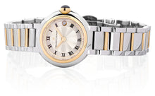 Laden Sie das Bild in den Galerie-Viewer, Maurice Lacroix Fiaba Round Date Damen-Armbanduhr FA1003-PVP13-110-1 Stahl-Gold bicolor Gehäuse-Ø 28 mm NEU OVP. mit Box Papiere 2 Jahre Hersteller-Garantie