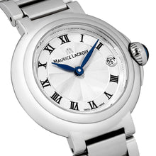 Laden Sie das Bild in den Galerie-Viewer, Maurice Lacroix Fiaba Round Date Damen-Armbanduhr FA1003-SS002-110-1 Gehäuse-Ø 28 mm Saphirglas Swiss Made mit Box Papiere 2 Jahre Hersteller-Garantie