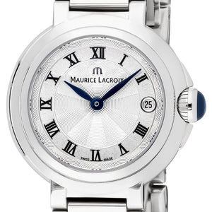 Maurice Lacroix Fiaba Round Date Damen-Armbanduhr FA1003-SS002-110-1 Gehäuse-Ø 28 mm Saphirglas Swiss Made mit Box Papiere 2 Jahre Hersteller-Garantie