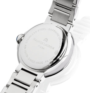 Maurice Lacroix Fiaba Round Date Damen-Armbanduhr FA1003-SS002-110-1 Gehäuse-Ø 28 mm Saphirglas Swiss Made mit Box Papiere 2 Jahre Hersteller-Garantie