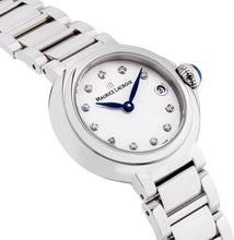 Laden Sie das Bild in den Galerie-Viewer, Maurice Lacroix Fiaba Round Date Diamonds Ø 28 mm FA1003-SS002-170-1 | Damen-Armbanduhr | 11 echte Diamanten | Saphirglas | Swiss Made | Edelstahl | Box &amp; Papiere | 2 Jahre Hersteller-Garantie
