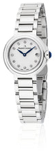 Laden Sie das Bild in den Galerie-Viewer, Maurice Lacroix Fiaba Round Date Diamonds Ø 28 mm FA1003-SS002-170-1 | Damen-Armbanduhr | 11 echte Diamanten | Saphirglas | Swiss Made | Edelstahl | Box &amp; Papiere | 2 Jahre Hersteller-Garantie