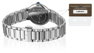 Maurice Lacroix Fiaba Round Date Diamonds FA1004-SD502-170-1 Damenuhr Gehäuse/Band Edelstahl poliert mit 79 Diamanten NEU OVP. mit 2 Jahren Hersteller-Garantie Box Papiere