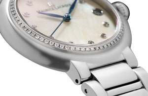 Maurice Lacroix Fiaba Round Date Diamonds FA1004-SD502-170-1 Damenuhr Gehäuse/Band Edelstahl poliert mit 79 Diamanten NEU OVP. mit 2 Jahren Hersteller-Garantie Box Papiere