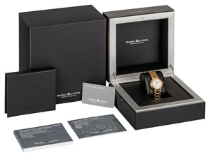 Maurice Lacroix Fiaba Round Date FA1004-PVP06-110-1 Gold Damen-Armbanduhr Gehäuse/Band roségold NEU OVP. mit Box Papiere und 2 Jahren Hersteller-Garantie