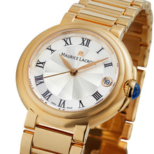 Laden Sie das Bild in den Galerie-Viewer, Maurice Lacroix Fiaba Round Date FA1004-PVP06-110-1 Gold Damen-Armbanduhr Gehäuse/Band roségold NEU OVP. mit Box Papiere und 2 Jahren Hersteller-Garantie
