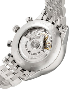 Maurice Lacroix Les Classiques Chronographe LC6158-SS002-130-1 Herrenuhr Automatik Kaliber ETA Valjoux 7750 NEU OVP. mit Box Papiere 2 Jahre Hersteller-Garantie