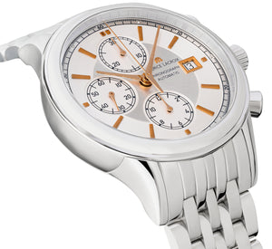 Maurice Lacroix Les Classiques Chronographe LC6158-SS002-130-1 Herrenuhr Automatik Kaliber ETA Valjoux 7750 NEU OVP. mit Box Papiere 2 Jahre Hersteller-Garantie